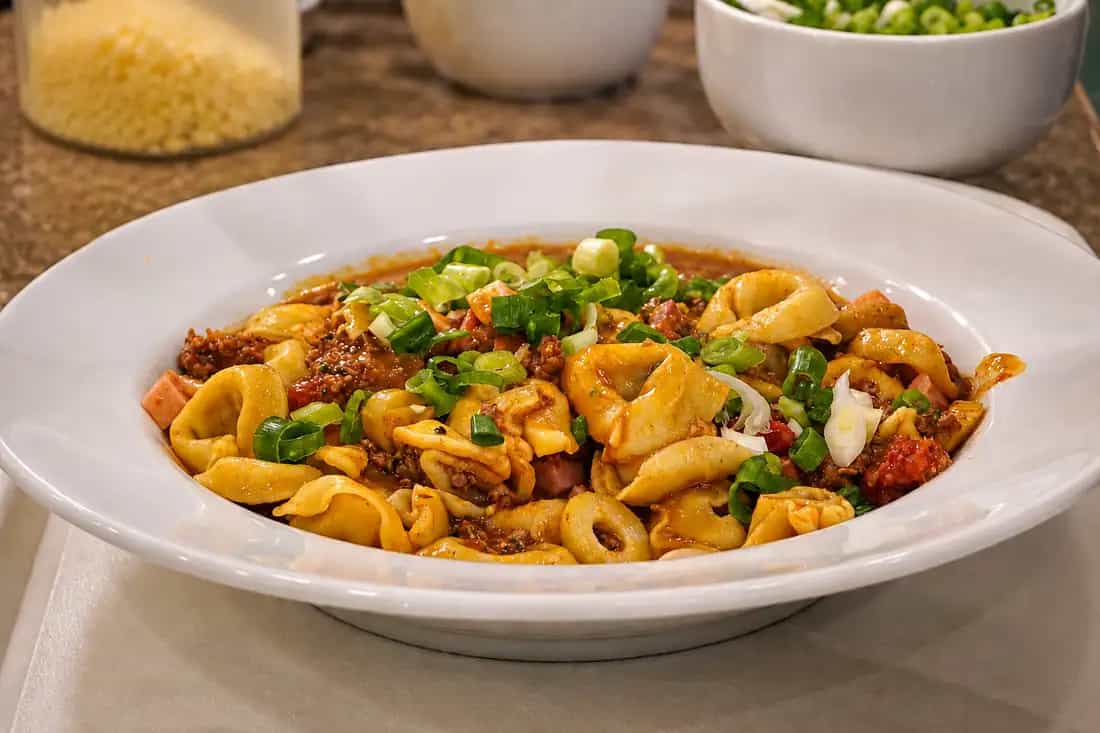 Foto de Cappelletti ao sugo